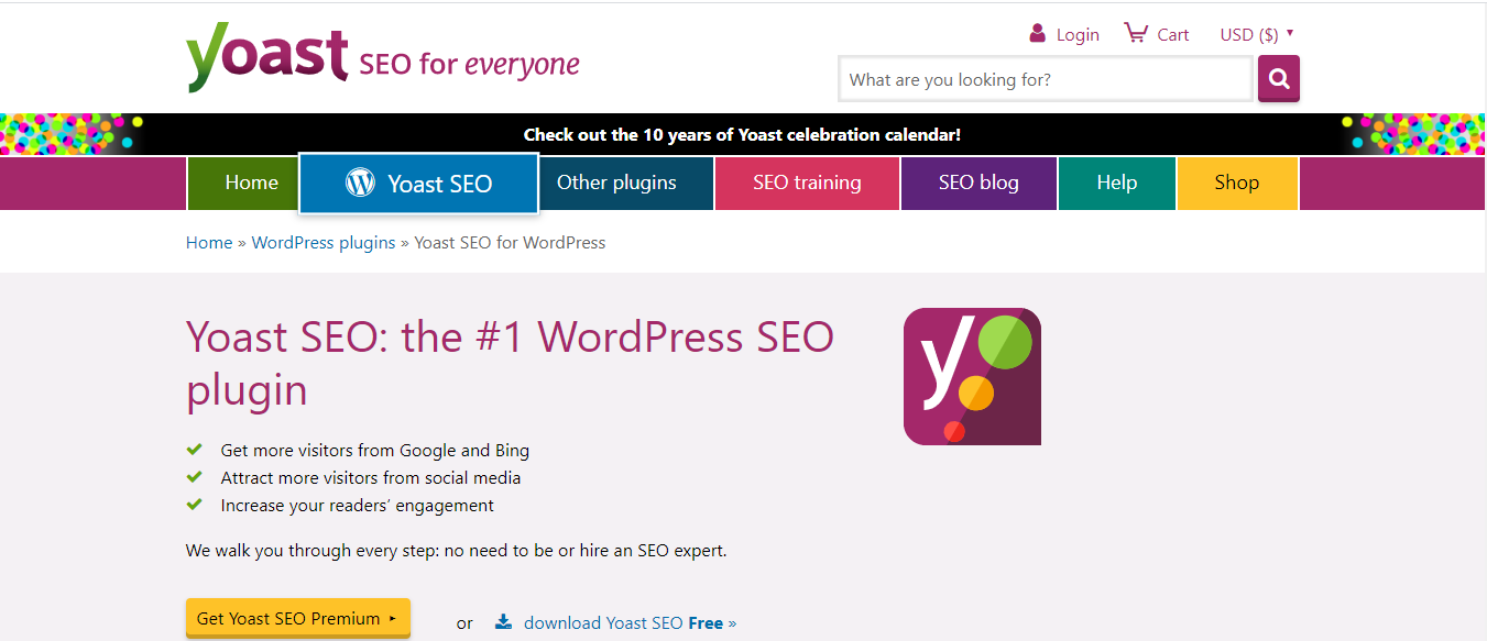 Yoast SEO plugin