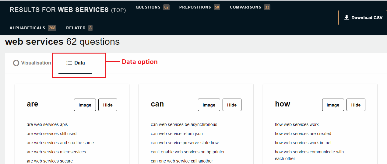 answer the public data option