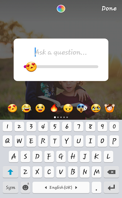 emoji slider