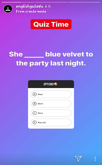 instagram quiz