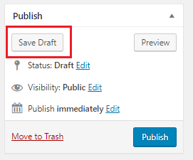 save draft